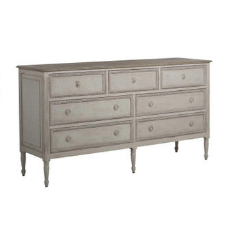 Caroline Chest in Classic Antique White|Feather Gray (550|SCH-160105)