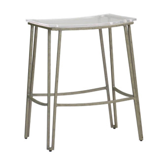 Pierce Counter Height Stool in Antique Silver|Clear Acrylic (550|SCH-155570) Pierce Counter Height Stool in Antique Silver|Clear Acrylic (550|SCH-155570)
