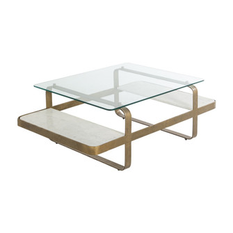 Winnipeg Coffee Table in Forged Champagne|Ivory Marble|Tempered Glass (550|SCH-170365) Winnipeg Coffee Table in Forged Champagne|Ivory Marble|Tempered Glass (550|SCH-170365)