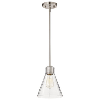 Gianna One Light Mini Pendant in Brushed Nickel (72|60-8337)
