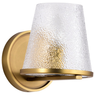 Valentine One Light Vanity in Vintage Brass (72|60-8261)