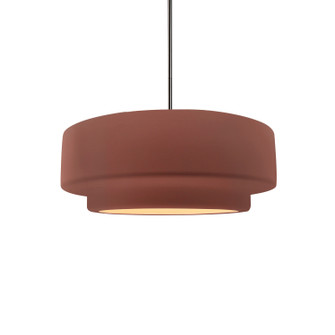 Radiance Collection One Light Pendant in Brushed Nickel (102|CER-6540-CLAY-NCKL-RIGID)