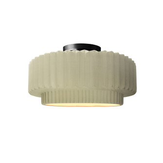 Radiance Collection One Light Semi-Flush Mount in Matte Black (102|CER-6370-VAN-MBLK)