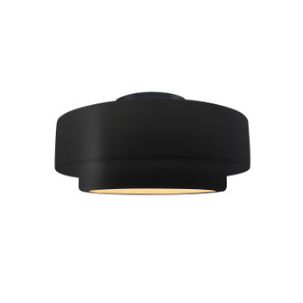 Radiance Collection One Light Semi-Flush Mount in Matte Black (102|CER-6360-CRB-MBLK)