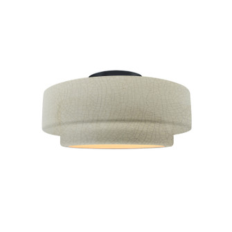 Radiance Collection One Light Semi-Flush Mount in Matte Black (102|CER-6360-CKC-MBLK)