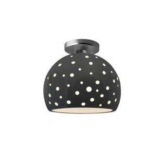 Radiance Collection One Light Semi-Flush Mount in Brushed Nickel (102|CER-6359-GRY-NCKL)