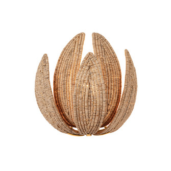 Varanasi One Light Wall Sconce in Vintage Gold Leaf (68|539-01-VGL)