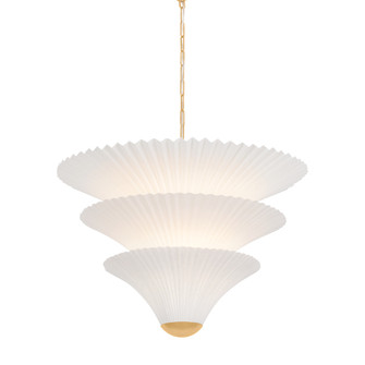 Belluno Two Light Chandelier in Vintage Gold Leaf (68|533-28-VGL)