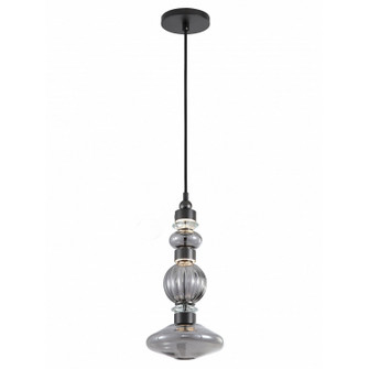 Avra LED Pendant in Black (192|HF7901-BK)
