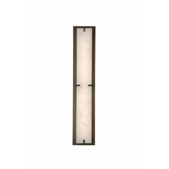 Sedona LED Wall Sconce in Alabaster / Aged Brass (192|HF2940-AB)