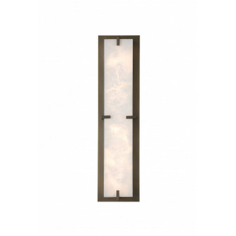 Sedona LED Wall Sconce in Alabaster / Aged Brass (192|HF2930-AB)