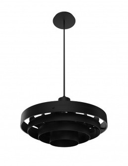 Newport One Light Pendant in Black (192|HF1952-BK)