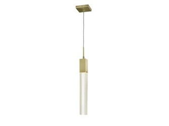The Original Glacier LED Pendant in Brushed Brass (192|HF1901-1-GL-BB-C)