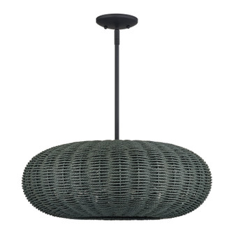 Deluna Five Light Chandelier in Black (107|60155-04)