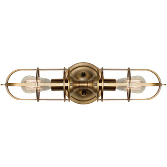 Urban Renewal Two Light Wall Bracket in Dark Antique Brass (1|WB1704DAB)