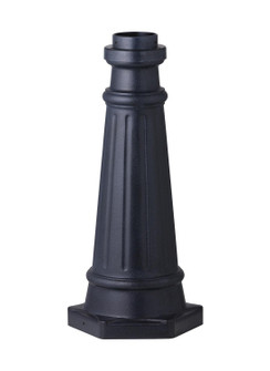 Outdoor Post Base Post Mount Base in Dark Weathered Zinc (1|POSTBASE-DWZ)
