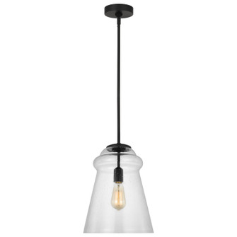 Loras One Light Pendant in Midnight Black (1|P1459MBK)