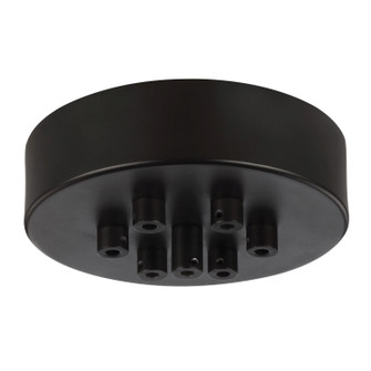 Multi-Port Canopies Seven Light Multi-Port Canopy with Swag Hooks in Oil Rubbed Bronze (1|MPC07ORB)