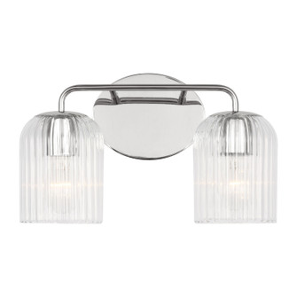 Eisele Two Light Vanity in Chrome (1|GLV1132CH)