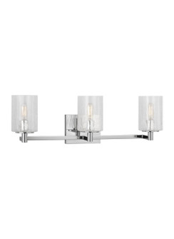 Parker Three Light Wall / Bath in Chrome (1|GLV1033CH)