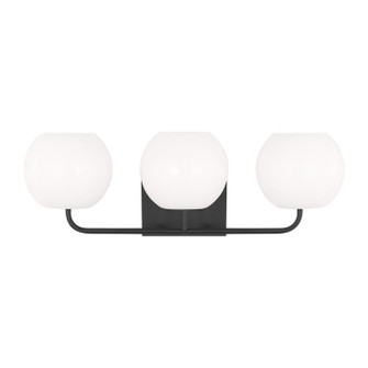 Rory Three Light Vanity in Midnight Black (1|GLV1013EN3/MBK)