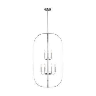 Loretto Nine Light Chandelier in Brushed Nickel (1|GLC1329BS)