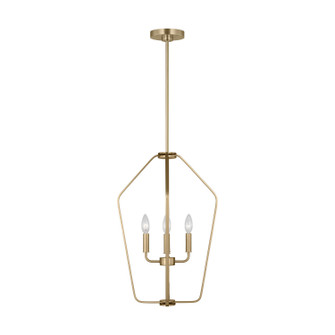 Kennan Four Light Chandelier in Satin Brass (1|GLC1264SB)