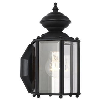 Classico One Light Outdoor Wall Lantern in Black (1|8507-12)