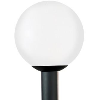 Outdoor Globe One Light Outdoor Post Lantern in White Plastic (1|8252-68)
