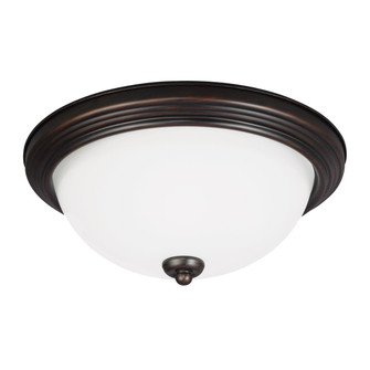 Geary Two Light Flush Mount in Bronze (1|77264-710)