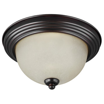 Geary Three Light Flush Mount in Bronze (1|77065-710)
