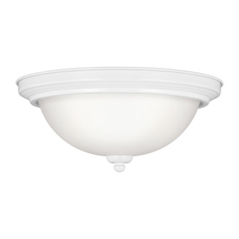 Geary Two Light Flush Mount in White (1|77064-15)