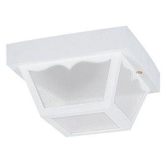 Outdoor Ceiling Two Light Outdoor Flush Mount in White (1|7569EN3-15)