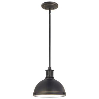 Pratt Street Metal One Light Pendant in Autumn Bronze (1|65085-715)