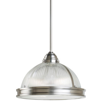 Pratt Street Prismatic Two Light Pendant in Brushed Nickel (1|65061-962)