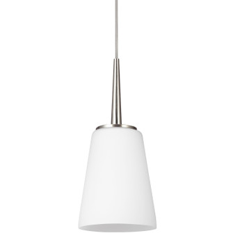 Driscoll One Light Mini-Pendant in Brushed Nickel (1|6140401-962)