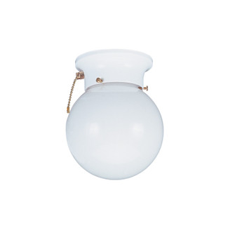 Tomkin One Light Flush Mount in White (1|5367PC-15)