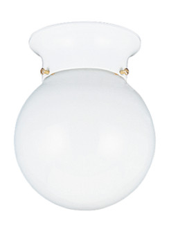 Tomkin One Light Flush Mount in White (1|5366EN3-15)