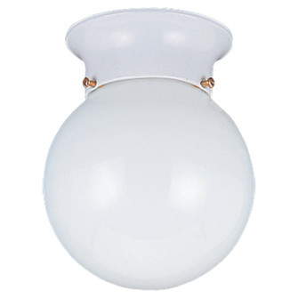 Tomkin One Light Flush Mount in White (1|5366-15)