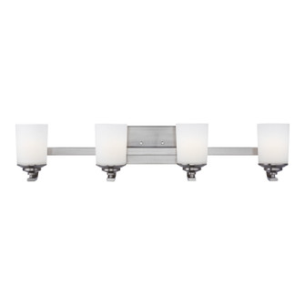 Kemal Four Light Wall / Bath in Brushed Nickel (1|4430704-962)