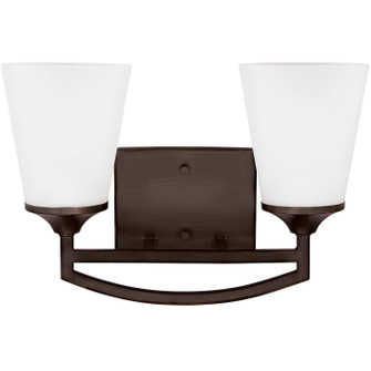 Hanford Two Light Wall / Bath in Bronze (1|4424502EN3-710)