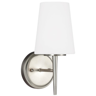 Driscoll One Light Wall / Bath Sconce in Brushed Nickel (1|4140401EN3-962)