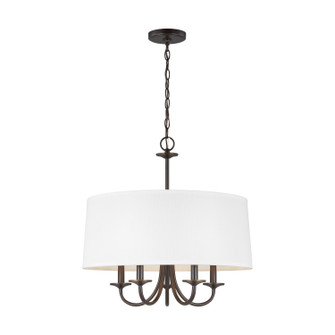 Seville Five Light Chandelier in Bronze (1|3320205EN-710)