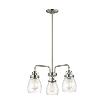 Belton Three Light Chandelier in Brushed Nickel (1|3114503EN7-962)