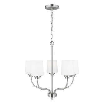 Windom Five Light Chandelier in Brushed Nickel (1|3102805EN3-962)