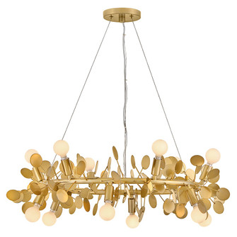 Lolli LED Chandelier in Distressed Brass (531|84406DA)