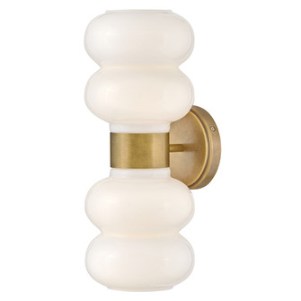 Nadia LED Wall Sconce in Lacquered Brass (531|84250LCB)