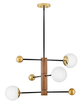 Auggie LED Chandelier in Bright Brass (531|83573BBR)