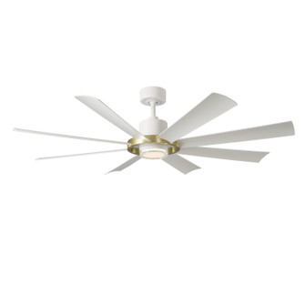 Aura 60''Ceiling Fan in Soft Brass/Matte White (441|FR-W2303-60L-SB/MW)