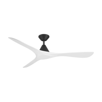 Carve 60''Ceiling Fan in Matte Black/Matte White (441|FR-D2504-60-MB/MW)